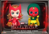 Фигурка Hot Toys Cosbaby Marvel Vision Wanda Scarlet Witch Halloween Set