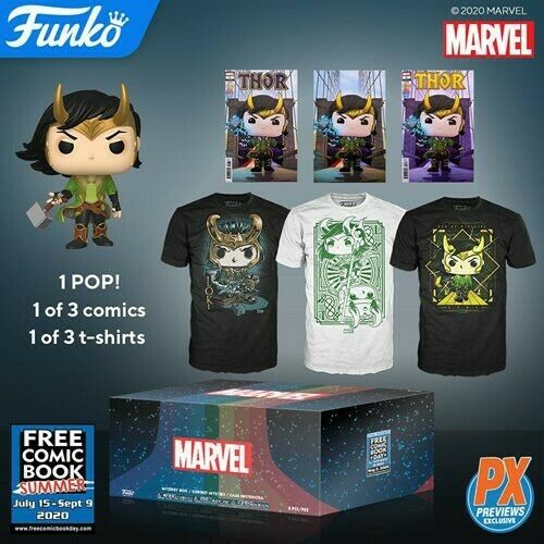 Купить Marvel Funko Loki Pop! Mystery Box - Free Comic Book Summer 2020 - Previews Excl 