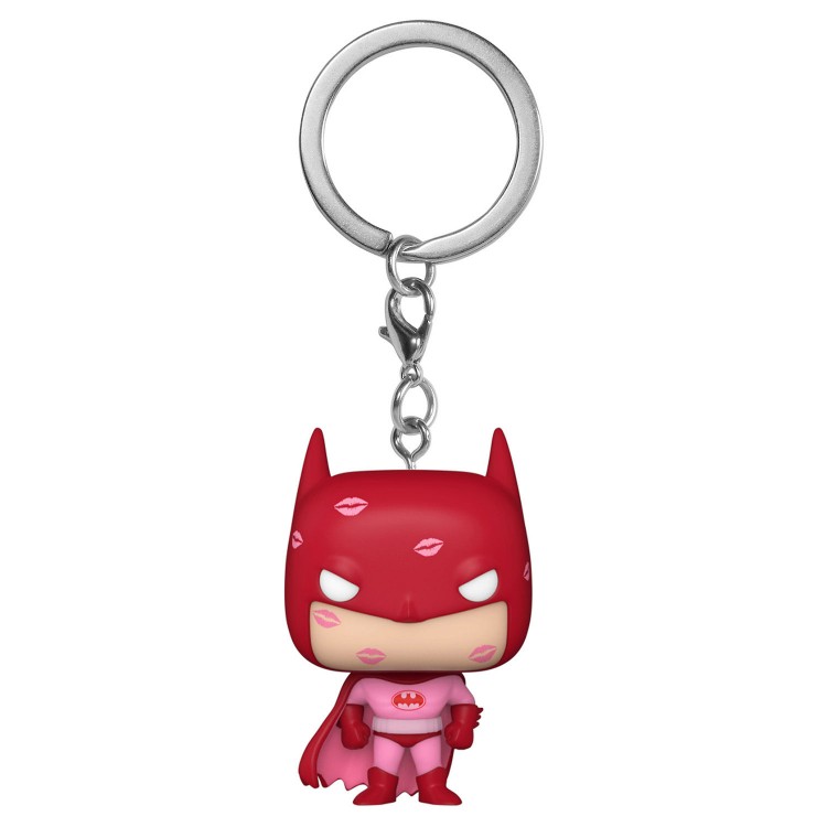 Купить Брелок Funko Pocket POP! Keychain Batman Animated Series Batman Pink and Red (Exc)  