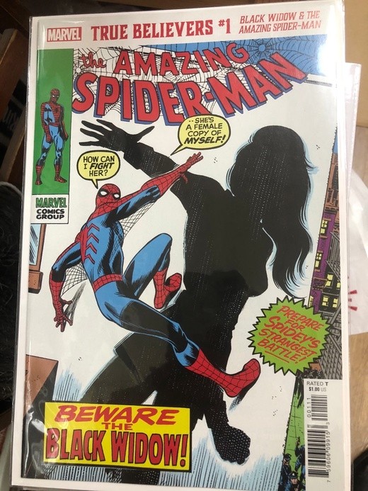 Купить True Believers Black Widow & Amazing Spider-Man #1 