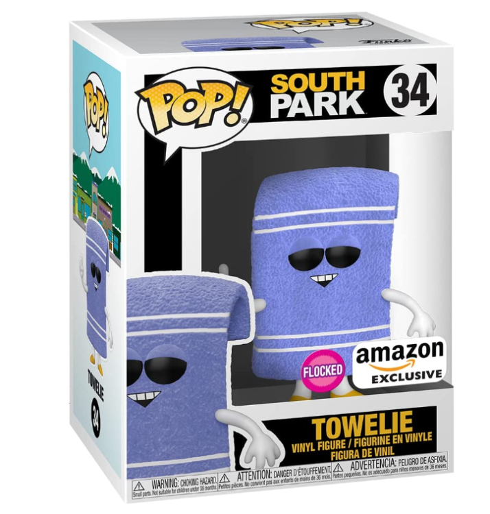 Купить Фигурка Funko Pop! Animation: South Park - Flocked Towelie Vinyl Figure, Amazon Exclusive 