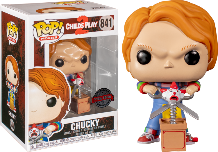 Купить Child's Play 2 - Chucky with Giant Scissors & Jack in the Box Pop! Vinyl Figure 