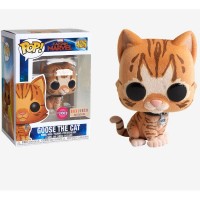 Captain Marvel Goose The Cat Flocked Box Lunch Exclusive Funko pop