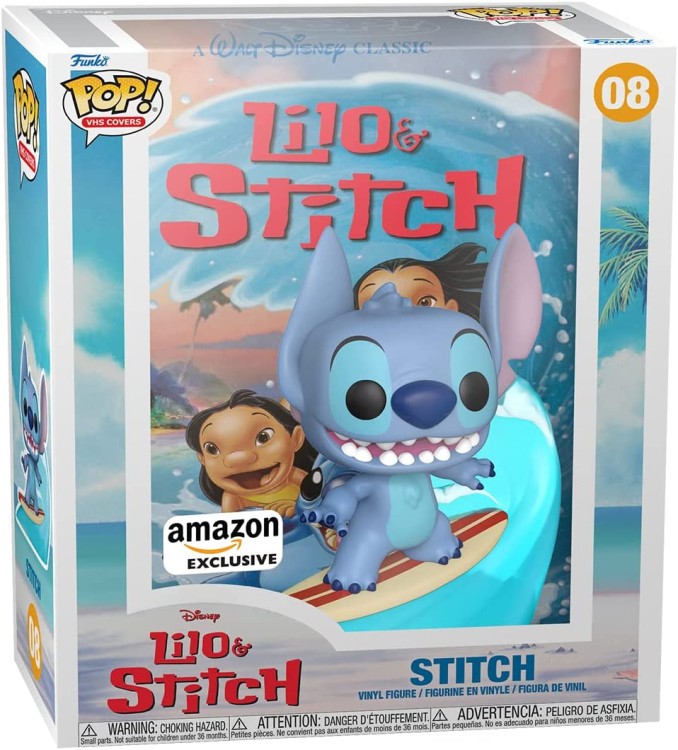 Купить Фигурка Funko Pop! VHS Cover: Disney - Lilo & Stitch, Amazon Exclusive 