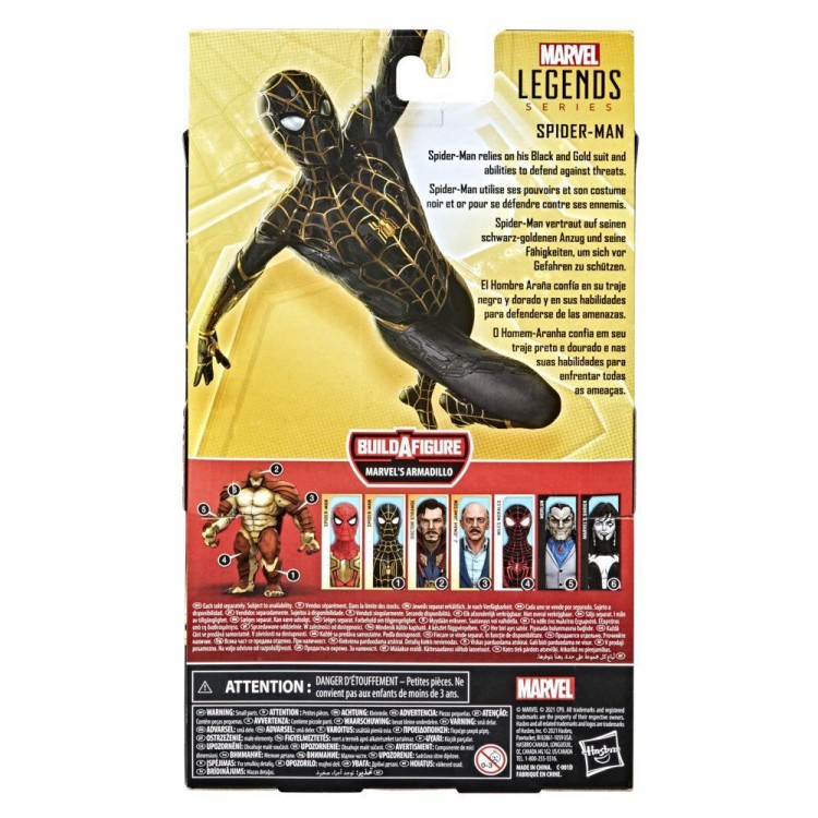 Купить Фигурка серии Легенд 15 см Человек-Паук в черном костюме Spider-Man Marvel Legends  