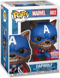 Funko Pop! Marvel Capwolf 2021 Summer Convention Exclusive