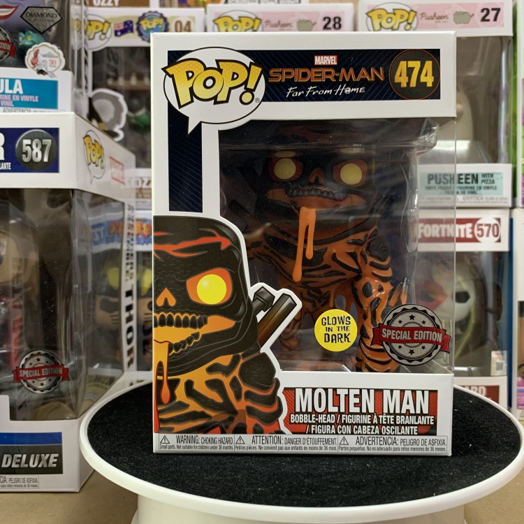 Купить Spider-Man: Far From Home - Molten Man Glow in the Dark Pop! Vinyl Figure 
