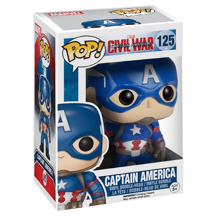 Купить POP! Bobble: Marvel: Civil War: Captain America  
