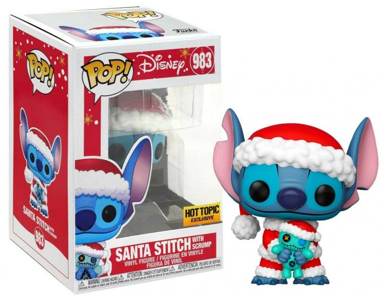 Купить Funko Disney Lilo & Stitch Pop! Stitch & Scrump (Holiday) Vinyl Figure Hot Topic 