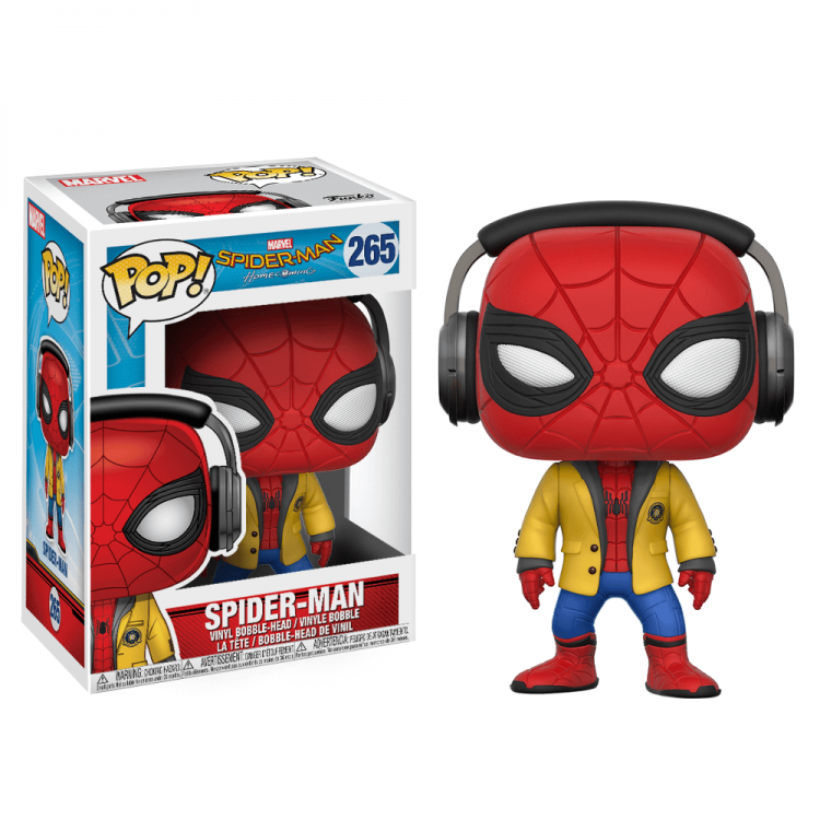 Купить Funko POP! Bobble: Spider-Man Homecoming: Spider-Man w/ Headphones 