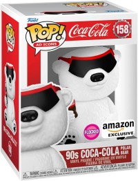 Фигурка Funko Pop! Ad Icons: 90's Coca-Cola Polar Bear Flocked