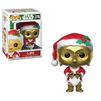  Funko POP! Bobble: Star Wars: Holiday: C-3PO as Santa