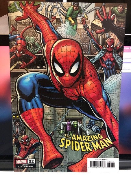 Купить Amazing Spider-Man #32 (Art Adams 8 Part Connecting Variant) 