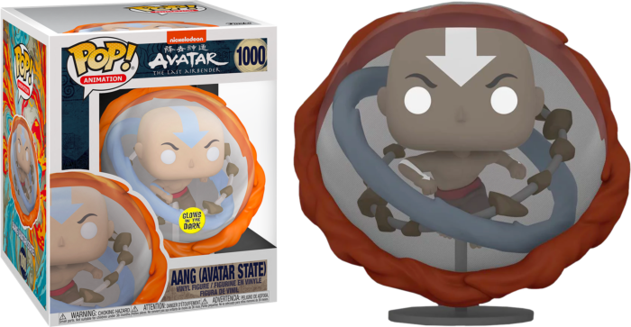 Купить Фигурка Funko Pop! Avatar: The Last Airbender - Aang in Avatar State Glow in the Dark 6” Super Sized #1000 (Мятая коробка) 