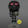 Купить Фигурка Funko POP! Bobble Star Wars Mandalorian Dark Trooper With Grogu (GW) (Exc)  