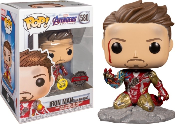 Купить Avengers 4: Endgame - I Am Iron Man Glow in the Dark Pop! Vinyl Figure 
