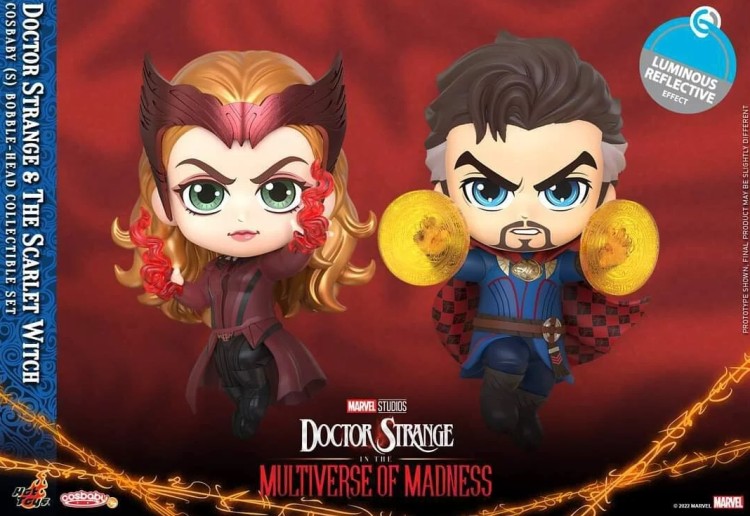 Купить Фигурка Hot Toys Doctor Strange in the Multiverse of Madness Doctor & Scarlet Cosbaby 