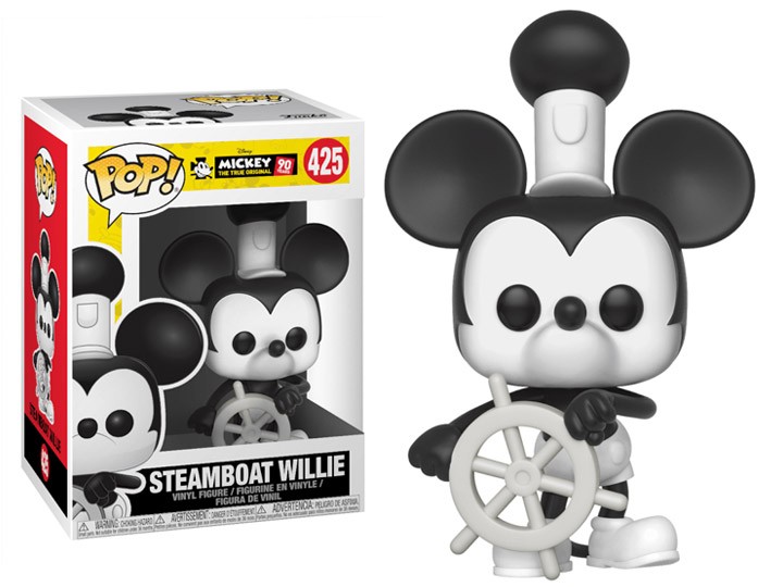 Купить Funko POP! Vinyl: Disney: Mickey's 90th: Steamboat Willie 