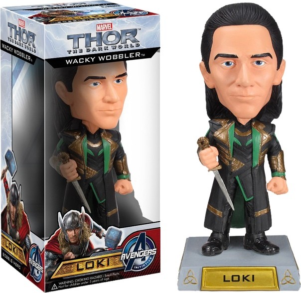 Купить Thor - Thor 2: The Dark World - Loki Wacky Wobbler Bobble Head 