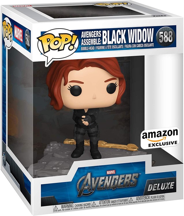 Купить Funko Pop! Deluxe, Marvel: Avengers Assemble Series - Black Widow, Amazon Exclusive, Figure 5 of 6  