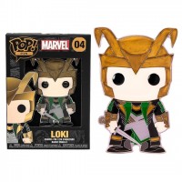 Значок Funko POP! Pin Marvel Loki Large Enamel Pin M