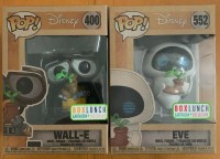 Funko Pop Disney Pixar #400 Wall-E and #552 Eve Box Lunch Earthday Exclusives