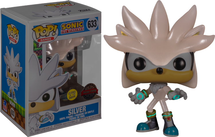 Купить Sonic the Hedgehog - Silver Glow in the Dark 30th Anniversary Pop! Vinyl Figure 