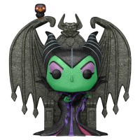 Фигурка Funko POP! Deluxe Disney Villains Maleficent on Throne (DGLT) (Exc) 