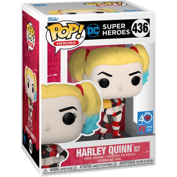 Купить Фигурка Funko DC Comics Harley Quinn with Belt Pop! - Previews Exclusive 