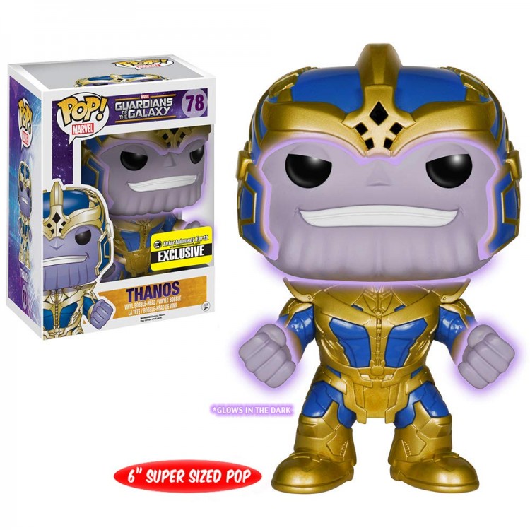 Купить Funko Guardians of The Galaxy Thanos Pop! Glow in The Dark Standard 