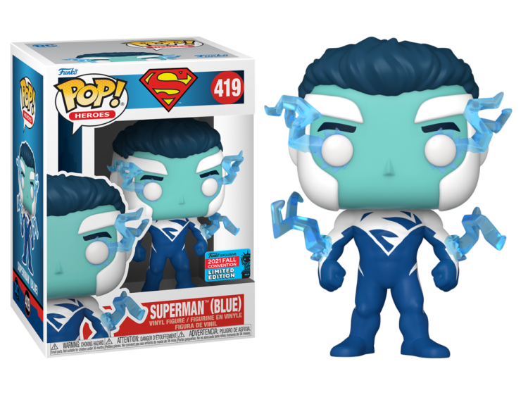 Купить Фигурка Funko Superman Blue Pop! Vinyl Figure - 2021 Convention Exclusive 