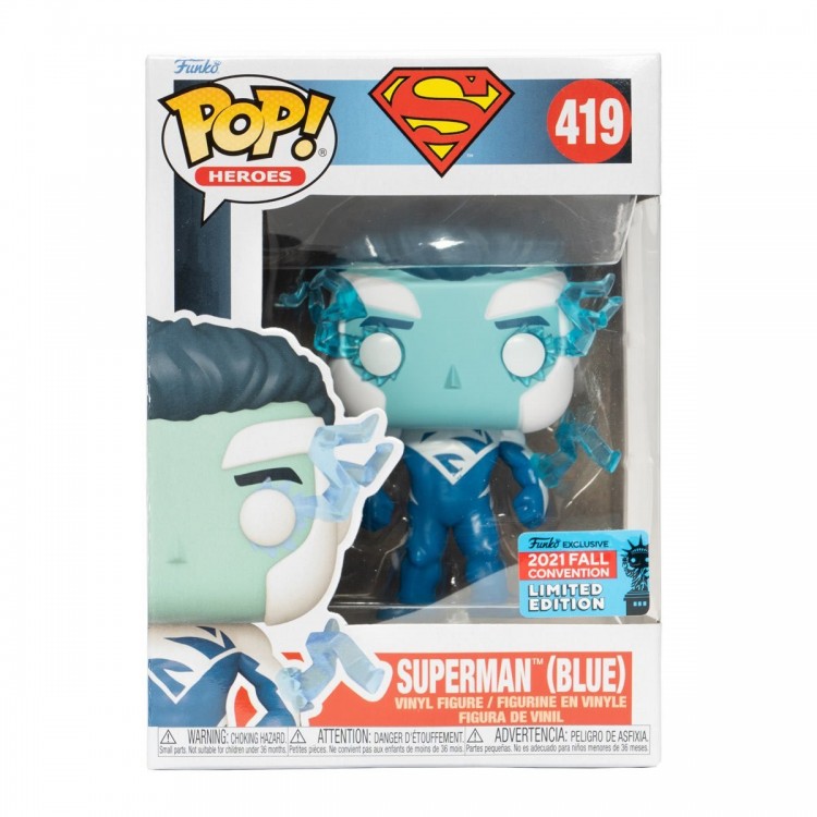 Купить Фигурка Funko Superman Blue Pop! Vinyl Figure - 2021 Convention Exclusive 