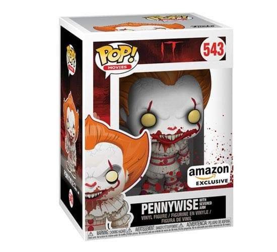 Купить Funko Pop! Horror: IT - Pennywise with Severed Arm, Amazon Exclusive 
