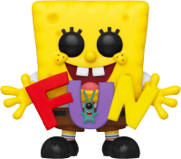 SpongeBob Squarepants - SpongeBob Squarepants with Plankton holding FUN Pop! Vinyl Figure
