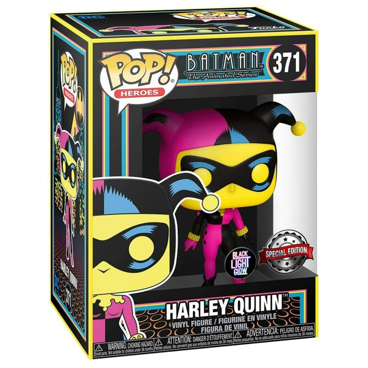 Купить Фигурка Funko POP! Heroes DC Batman Animated Series Harley Quinn (Black Light) (Exc)  