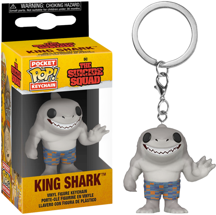 Купить The Suicide Squad (2021) - King Shark Pocket Pop! Vinyl Keychain 