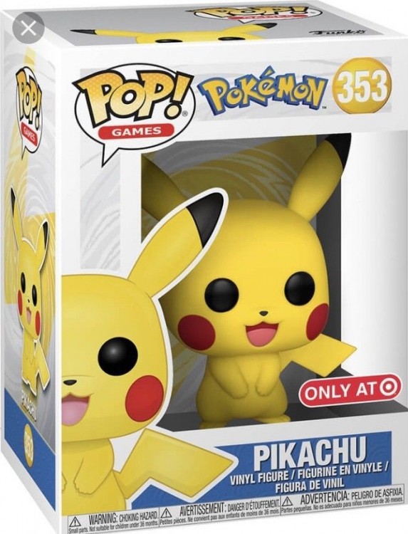 Купить Funko POP! - Games - POKEMON - Pikachu (TARGET Exclusive)  