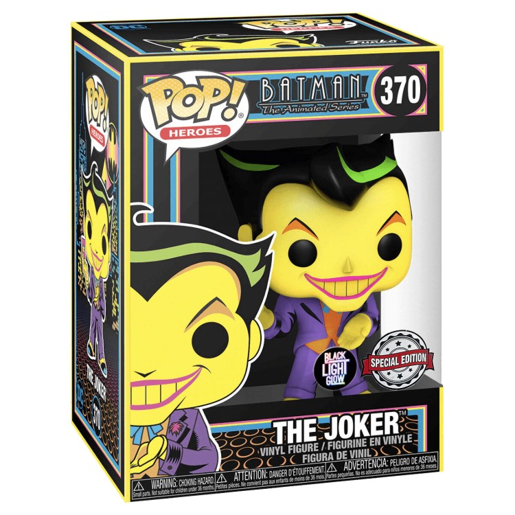 Купить Фигурка Funko POP! Heroes DC Batman Animated Series Joker (Black Light) (Exc)  