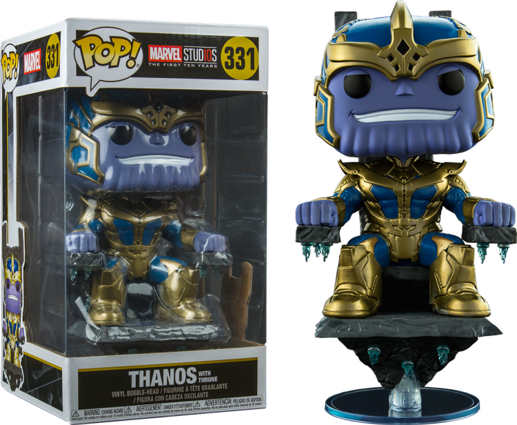 Купить Marvel Studios: The First Ten Years - Thanos on Throne 8" Deluxe Pop! Vinyl Figure 