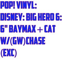POP! Vinyl: Disney: Big Hero 6: 6" Baymax + Cat W/(GW)Chase (Exc) 