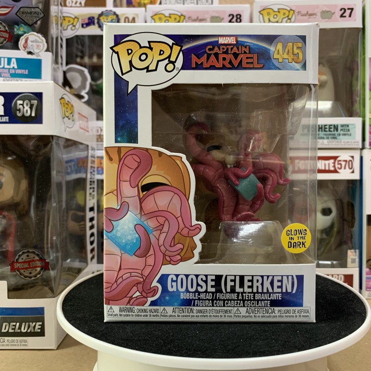 Купить Captain Marvel (2019) - Flerken Goose Glow in the Dark Pop! Vinyl Figure 