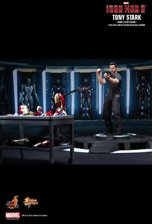 Купить Iron Man 3 Tony Stark (Armor Testing Version) 1/6th scale Limited Edition Collectible Figurine 