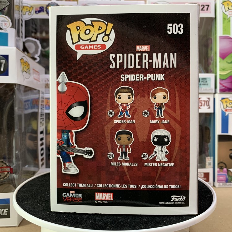 Купить Funko POP! Spider-Man - Spider-Punk Vinyl Figure Previews Exclusive (PX)(немного помят верхний клапан коробки) 