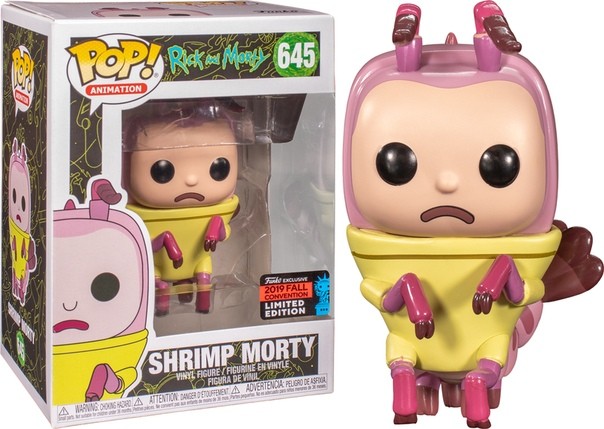 Купить Rick and Morty - Shrimp Morty Pop! Vinyl Figure (2019 Fall Convention Exclusive) 