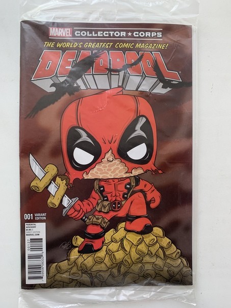 Купить Deadpool #1 Marvel Collector Corps Exclusive Cover 