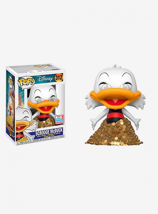 Купить Funko Scrooge McDuck (Gold Swimming) #312, 2017 Fall Convention Exclusive. 
