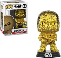 Funko Pop! Star Wars: Chewbacca Gold Chrome Galactic Convention