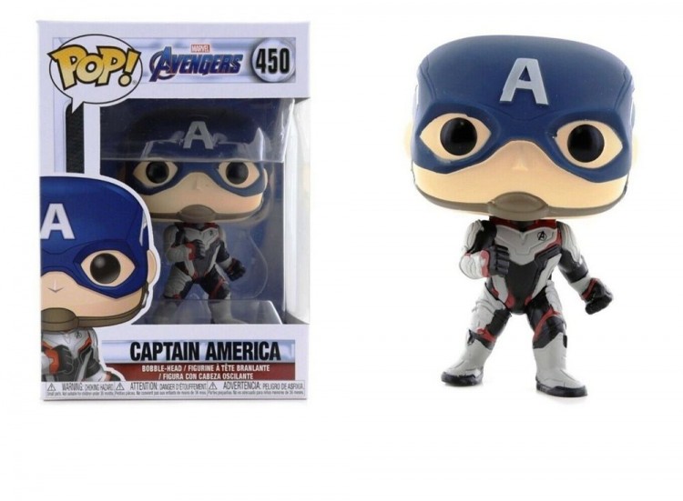 Купить Funko POP! Bobble: Marvel: Avengers Endgame: Captain America 