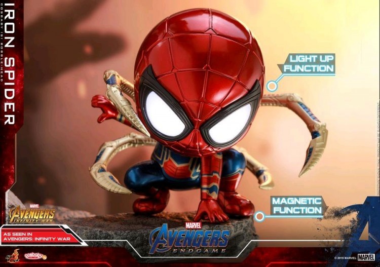 Купить Avengers 4: Endgame - Iron Spider Crouching Cosbaby 