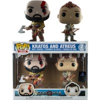 Kratos Armored and Atreus 2-pack